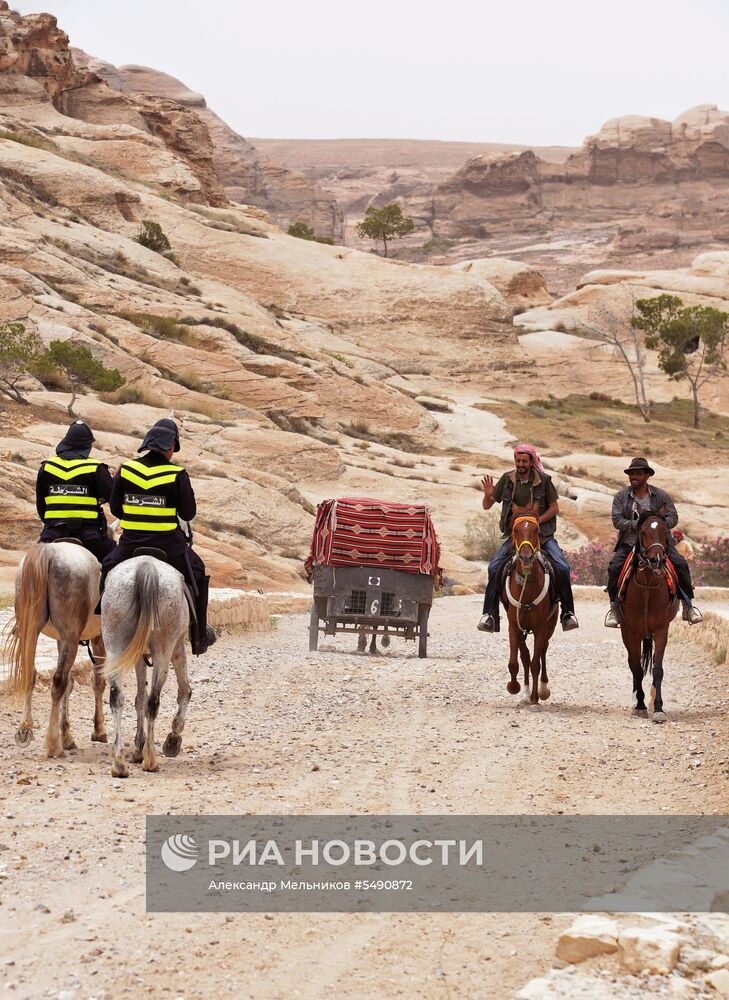 Древний город Петра в Иордании