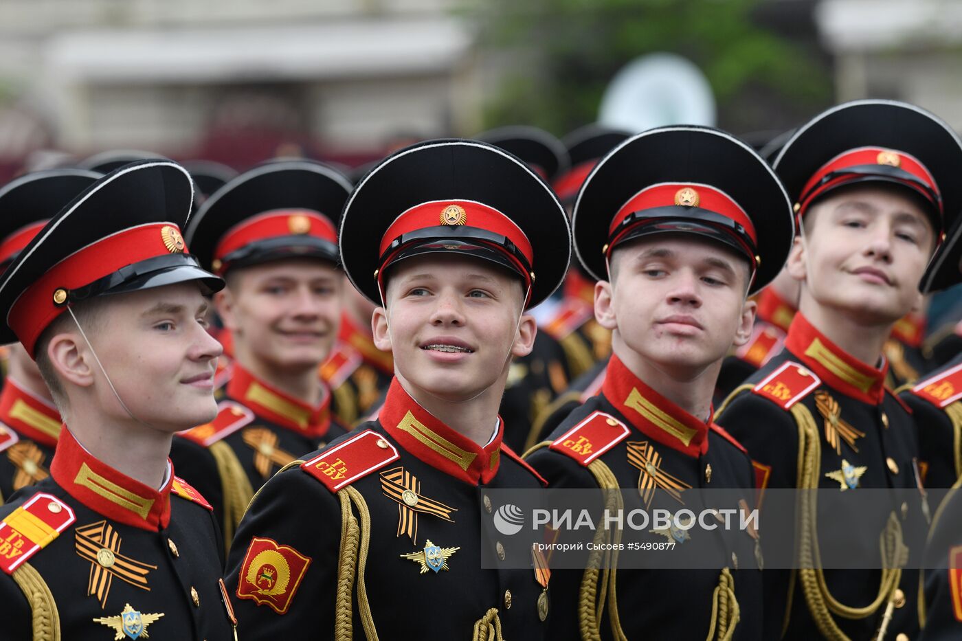 Генеральная репетиция парада Победы на Красной площади