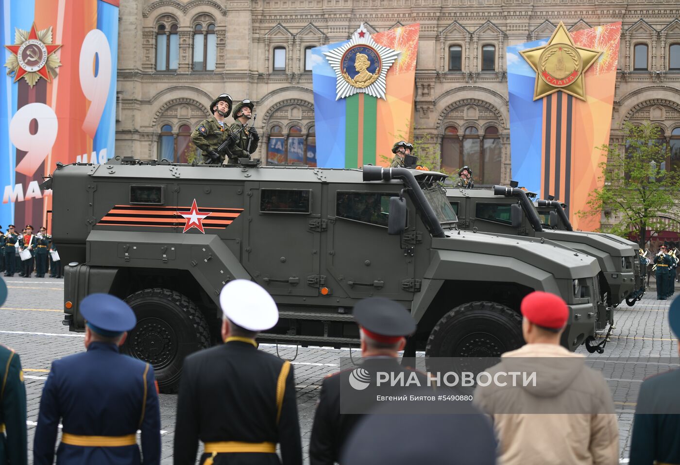 Генеральная репетиция парада Победы на Красной площади