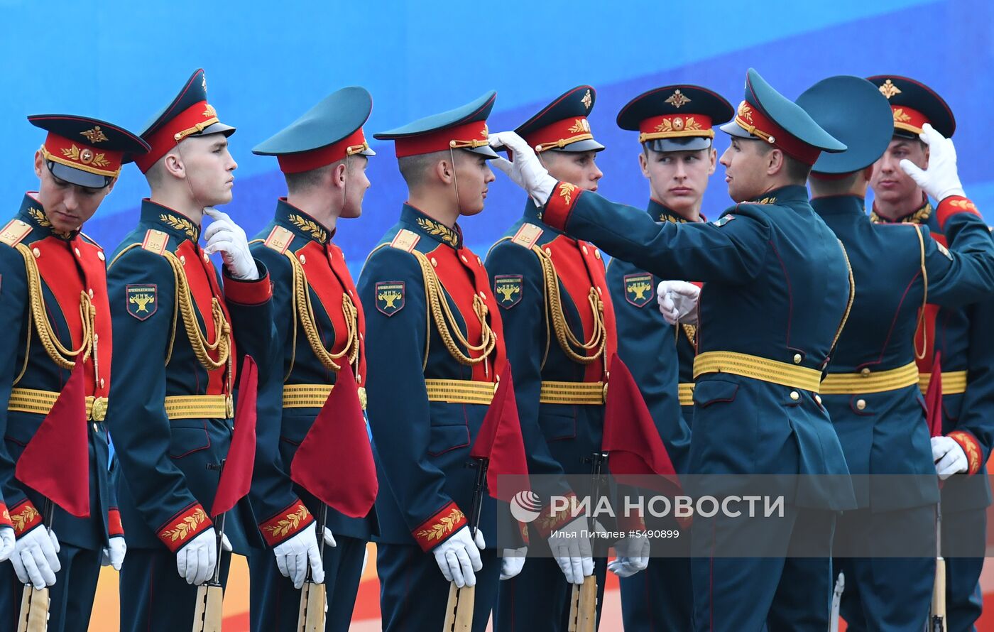 Генеральная репетиция парада Победы на Красной площади