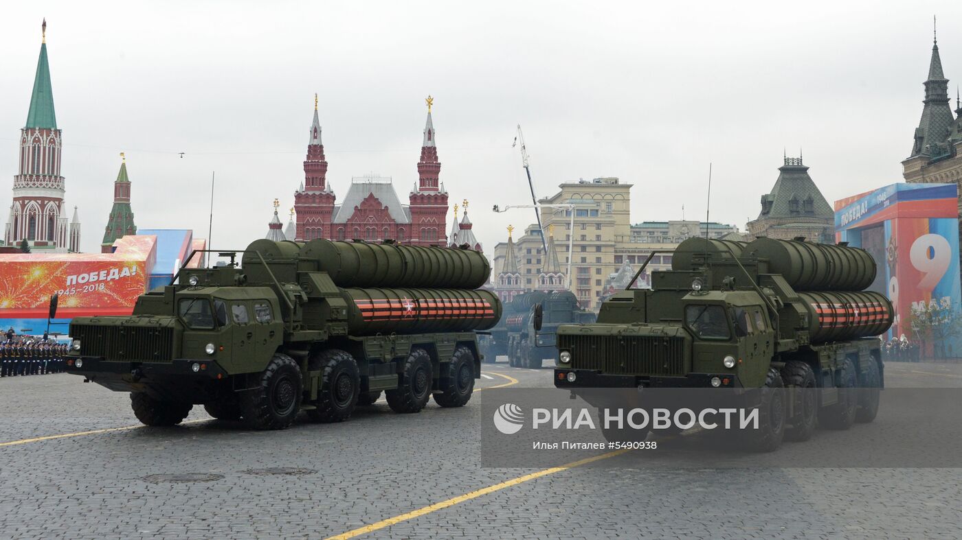 Генеральная репетиция парада Победы на Красной площади