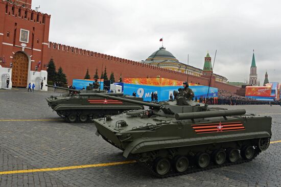 Генеральная репетиция парада Победы на Красной площади