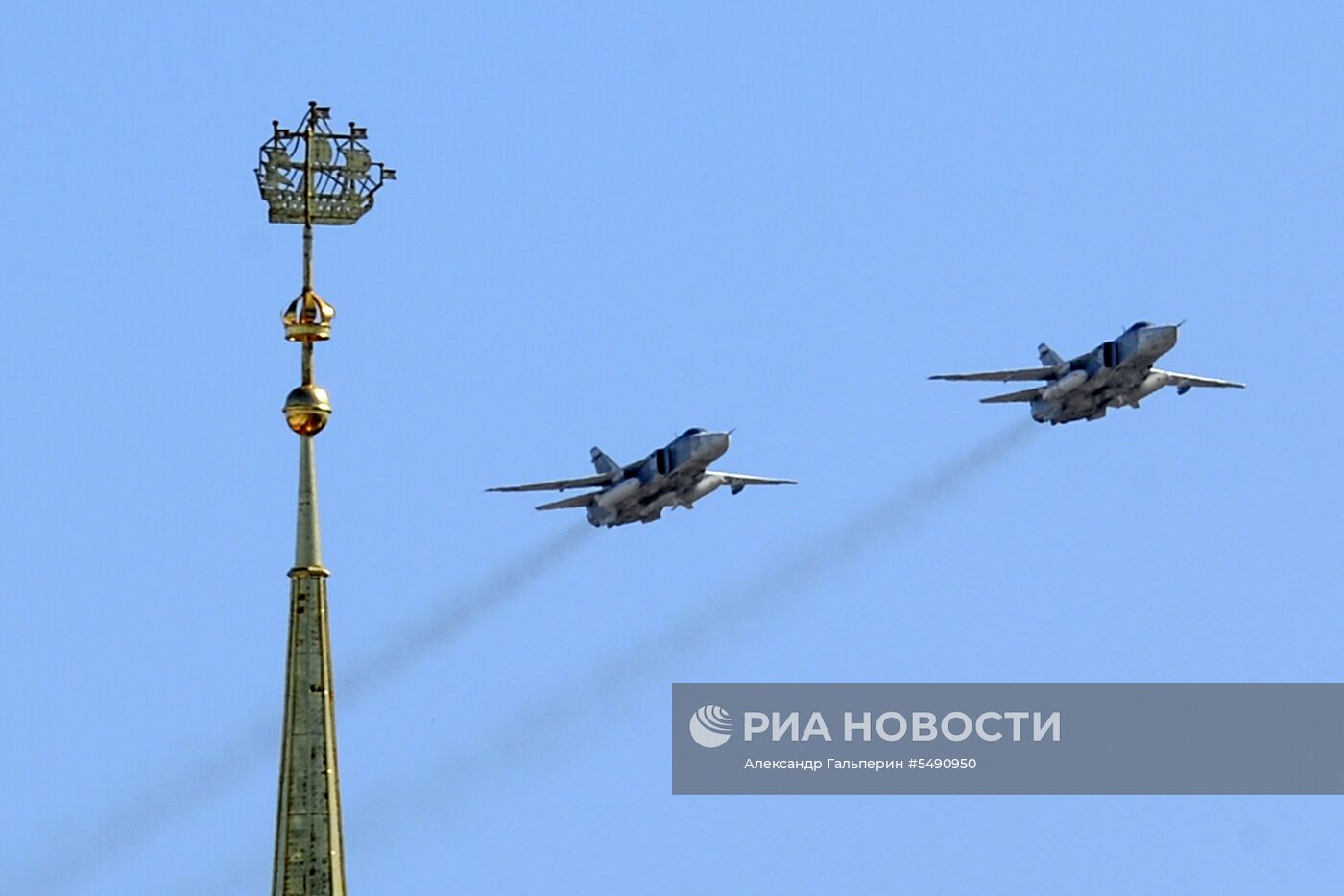 Генеральная репетиция парада Победы в Санкт-Петербурге 