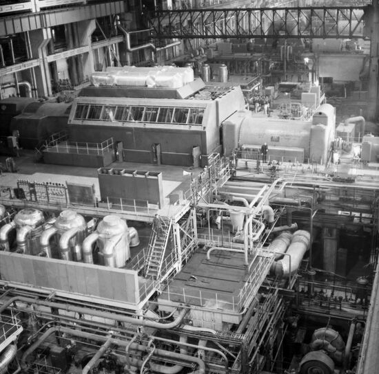 Турбинный зал ТЭЦ