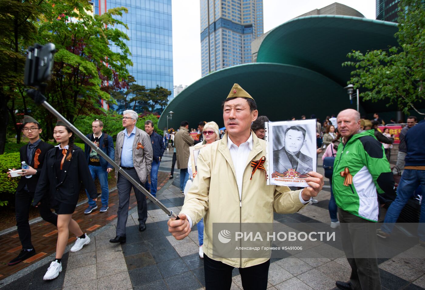 Акция «Бессмертный полк» в Сеуле