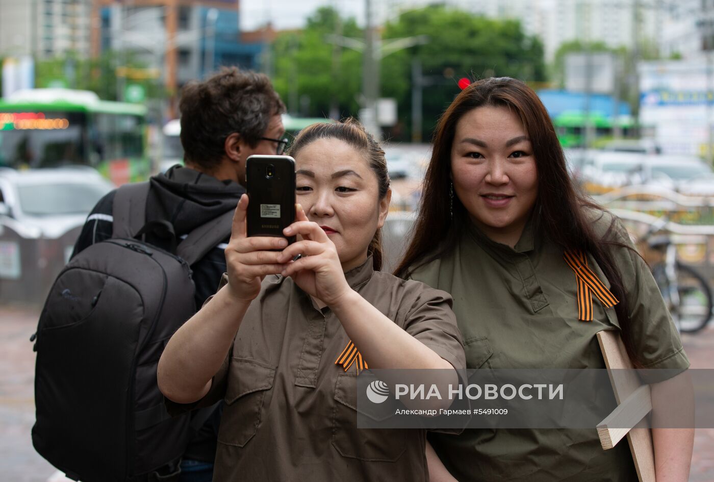 Акция «Бессмертный полк» в Сеуле