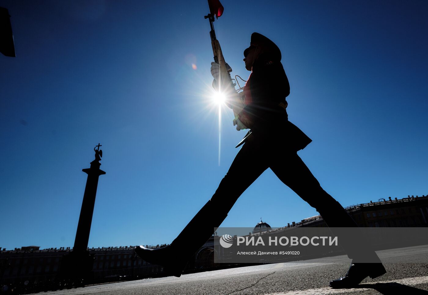 Генеральная репетиция парада Победы в Санкт-Петербурге 