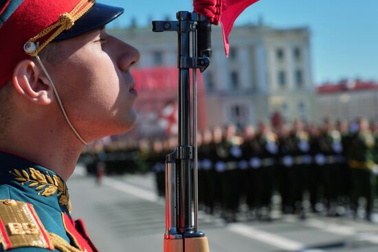 Генеральная репетиция парада Победы в Санкт-Петербурге 