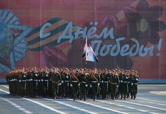 Генеральная репетиция парада Победы в Санкт-Петербурге 