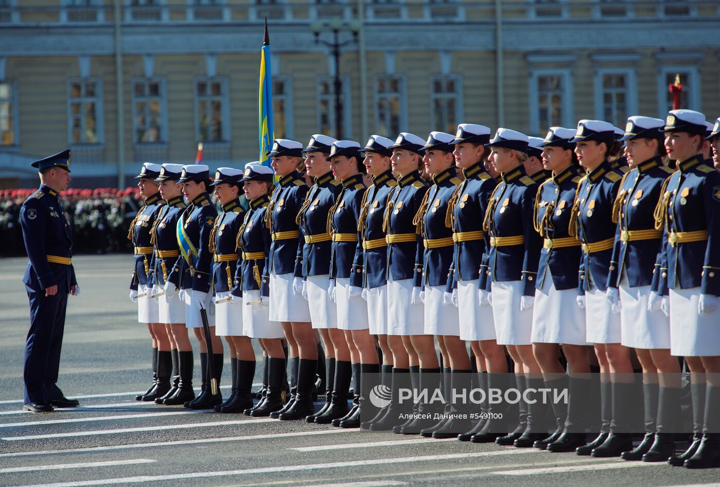 Генеральная репетиция парада Победы в Санкт-Петербурге 