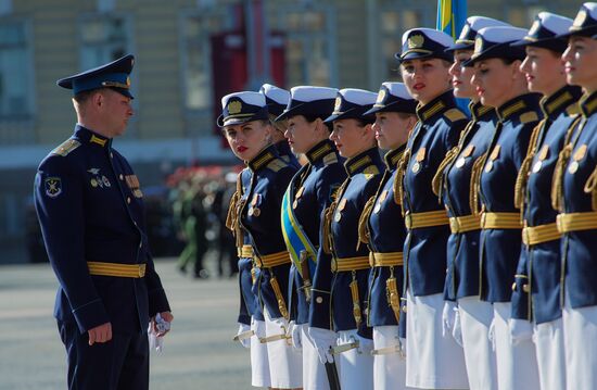 Генеральная репетиция парада Победы в Санкт-Петербурге 