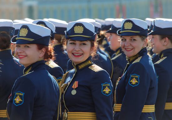 Генеральная репетиция парада Победы в Санкт-Петербурге 