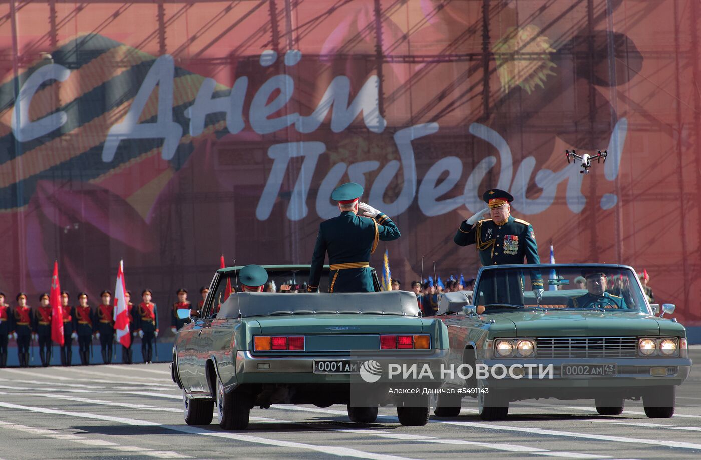 Генеральная репетиция парада Победы в Санкт-Петербурге 