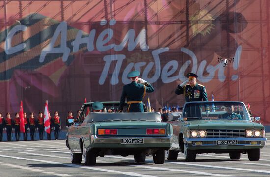 Генеральная репетиция парада Победы в Санкт-Петербурге 