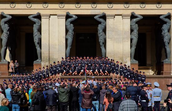 Генеральная репетиция парада Победы в Санкт-Петербурге 
