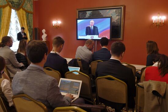 Гости, приглашенные на церемонию инаугурации Президента РФ  В. Путина