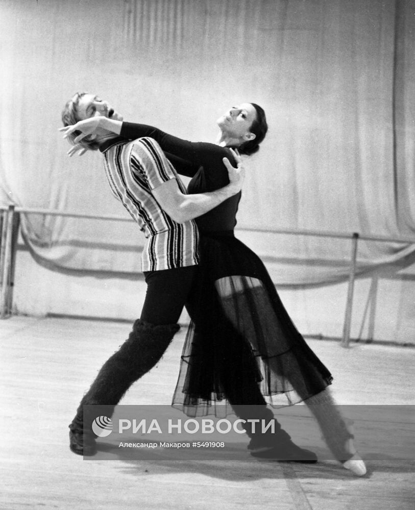 Артисты балета М.Лиепа и М.Плисецкая