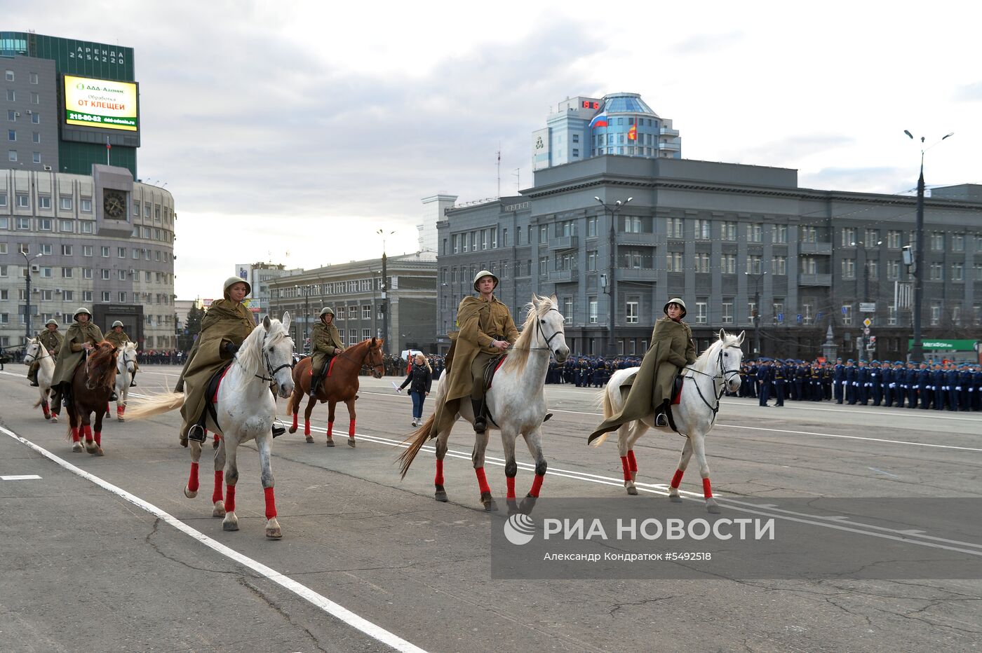 Генеральная репетиция парада Победы в городах России