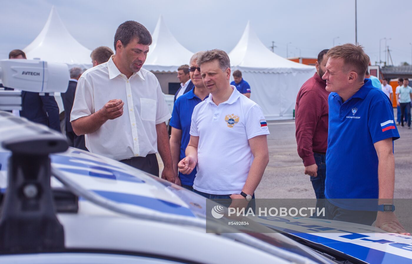 Тестовые испытания российских беспилотных автомобилей на автоподходах к Крымскому мосту