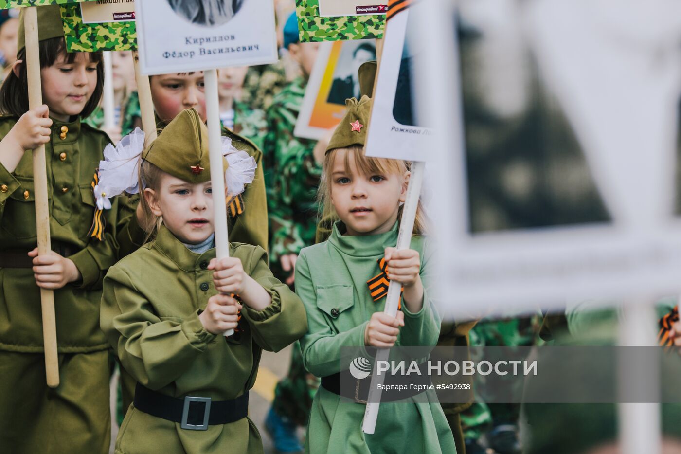 Детский парад Победы «Дорогами памяти» в Иванове 