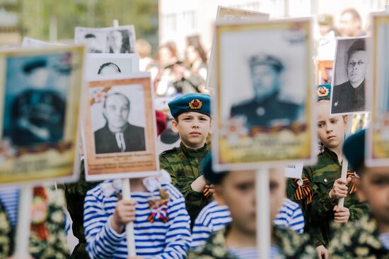 Детский парад Победы «Дорогами памяти» в Иванове 