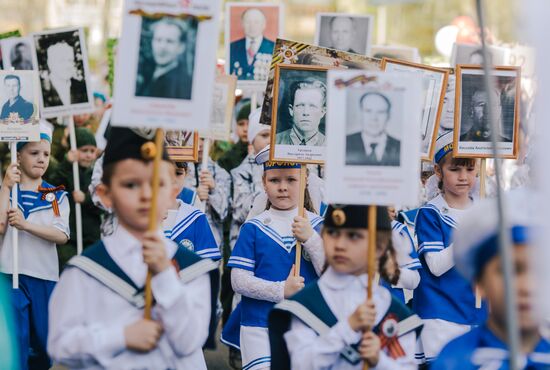 Детский парад Победы «Дорогами памяти» в Иванове 