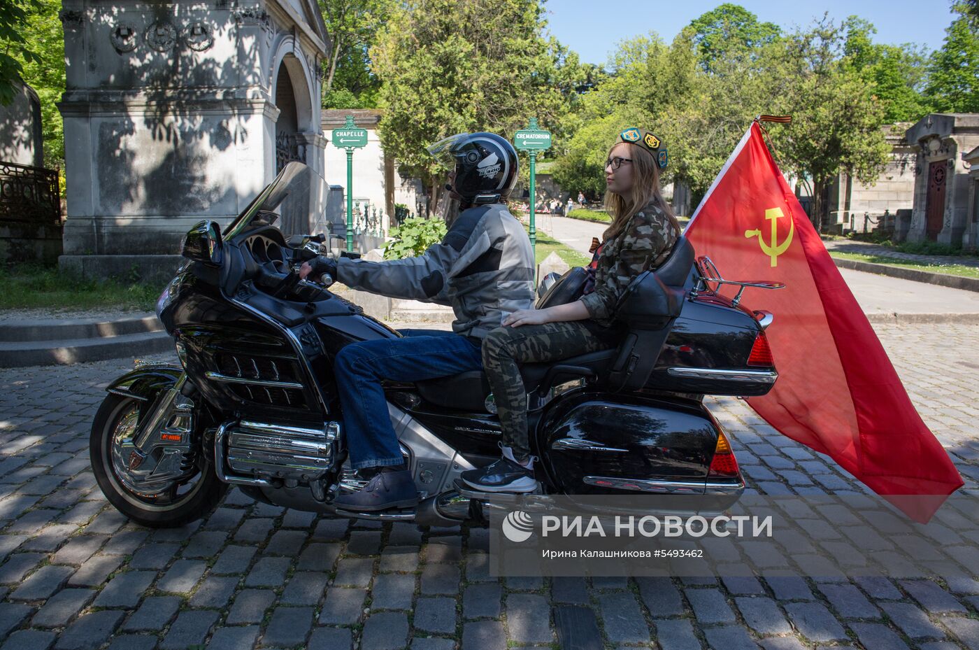 Акция "Бессмертный полк" во Франции