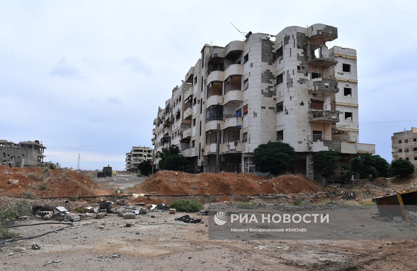 Ситуация в районе лагеря беженцев Ярмук в южном пригороде Дамаска