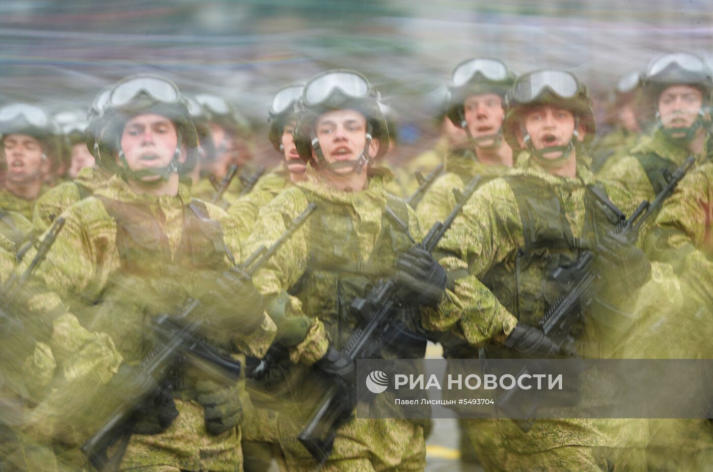 Празднование Дня Победы в городах России