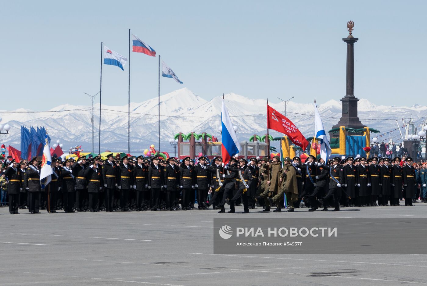 Празднование Дня Победы в городах России