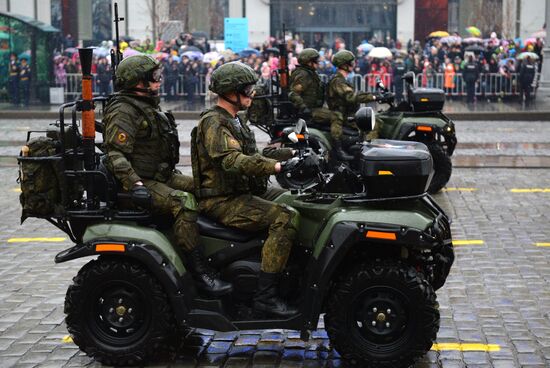 Празднование Дня Победы в городах России