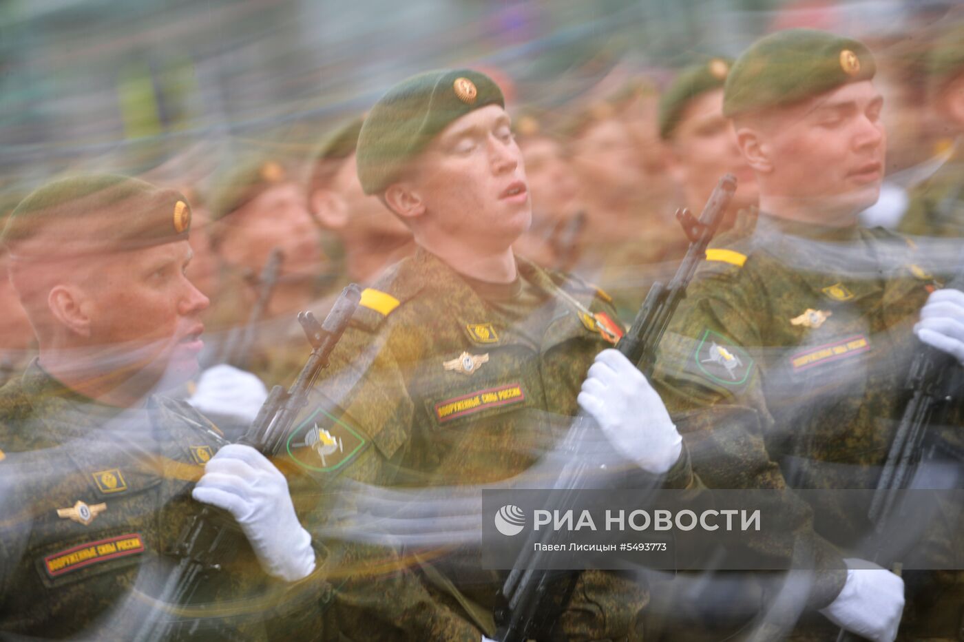 Празднование Дня Победы в городах России