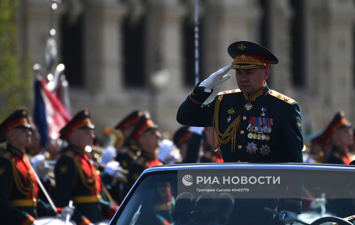 Военный парад, посвящённый 73-й годовщине Победы в ВОВ