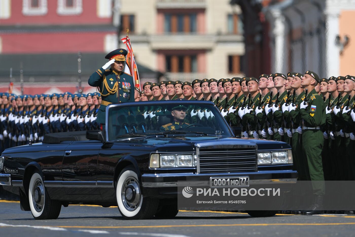 Военный парад, посвящённый 73-й годовщине Победы в ВОВ