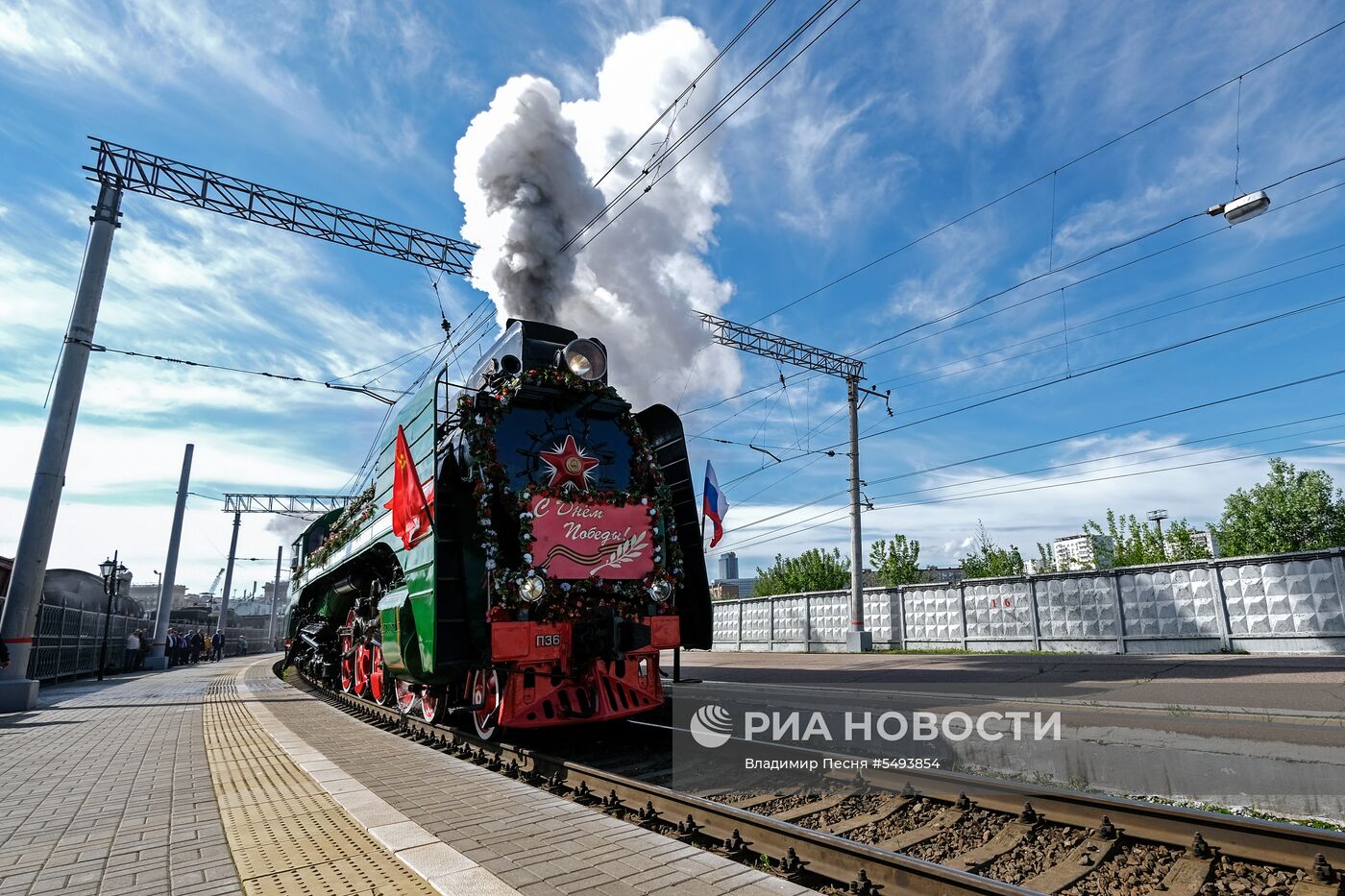 Празднование Дня Победы в Москве