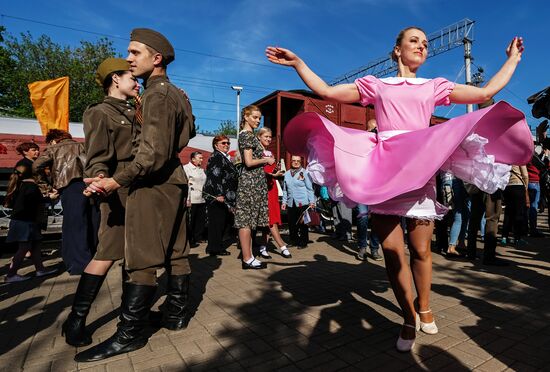 Празднование Дня Победы в Москве