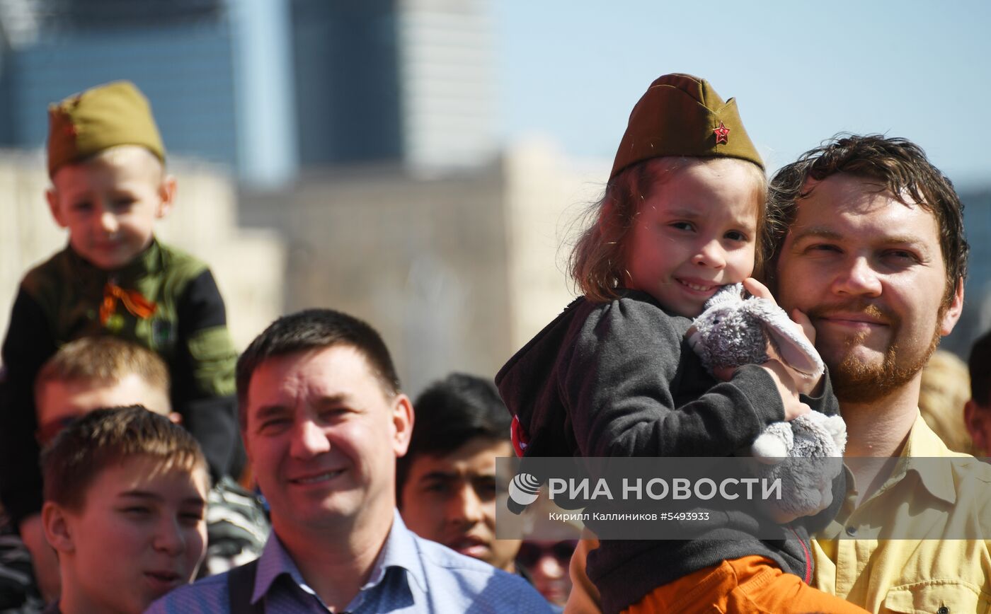 Празднование Дня Победы в Москве