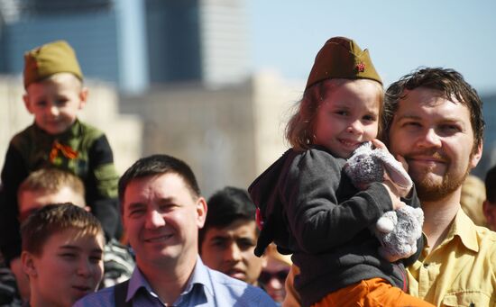 Празднование Дня Победы в Москве