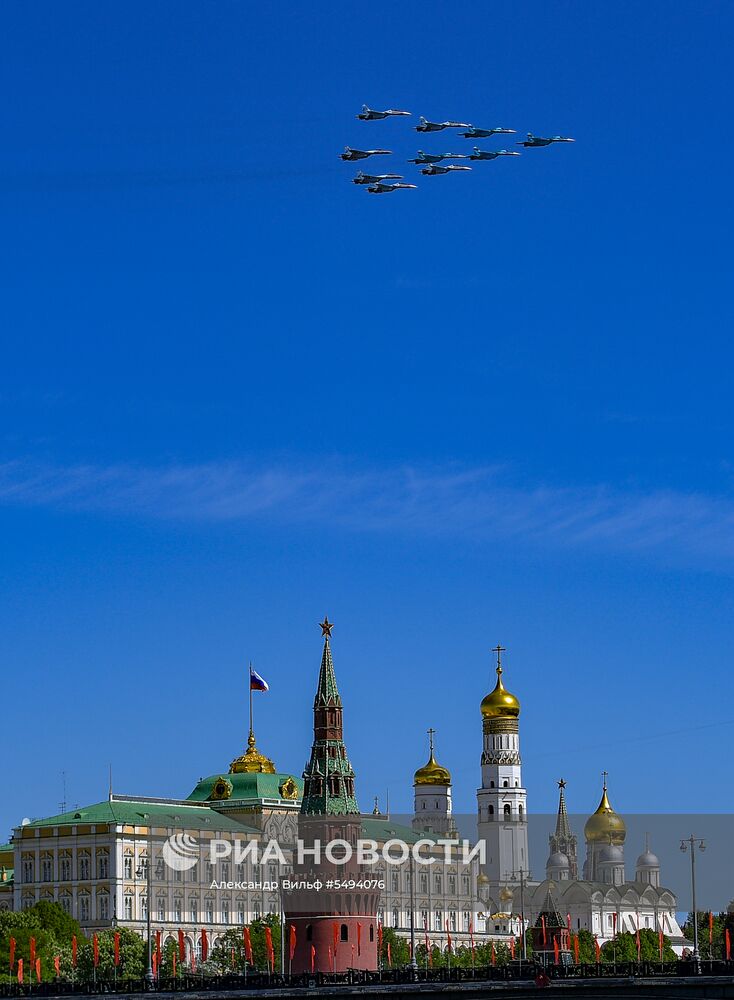 Военный парад, посвящённый 73-й годовщине Победы в ВОВ