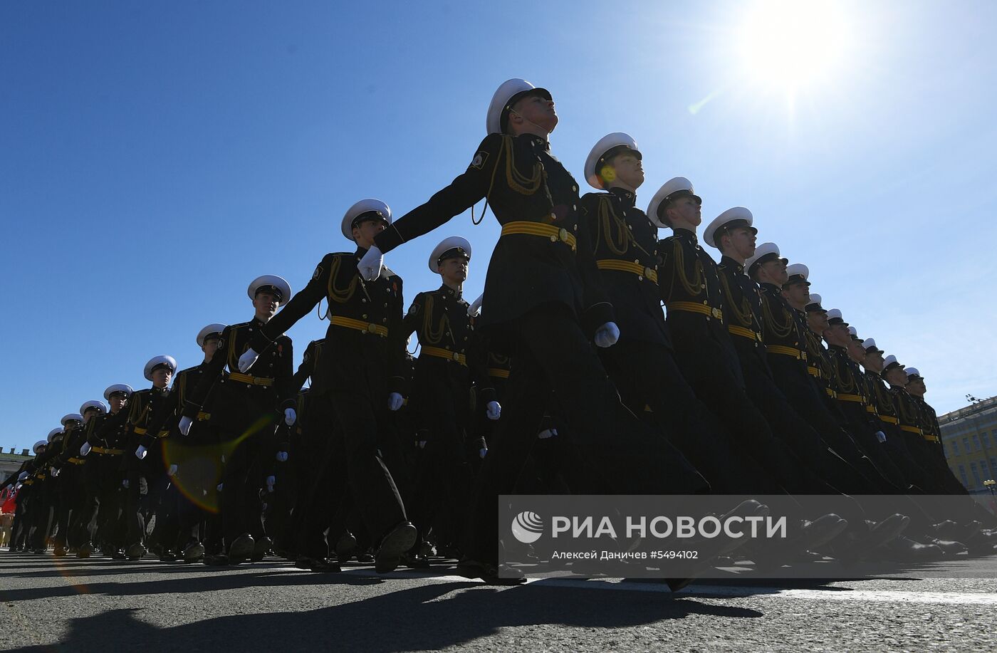 Празднование Дня Победы в городах России