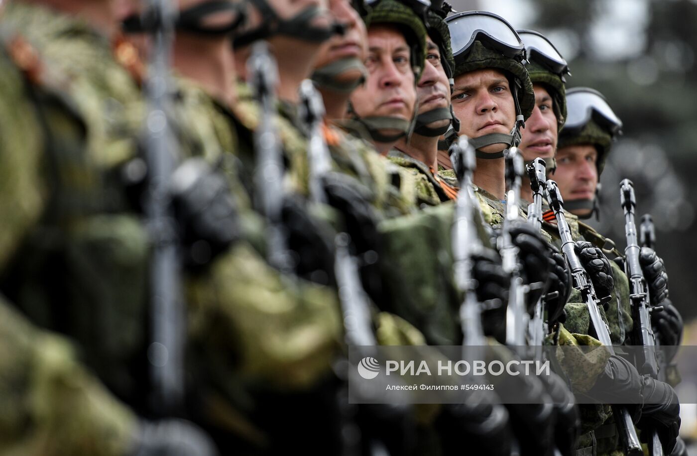 Празднование Дня Победы в городах России