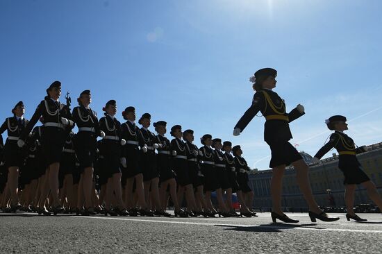 Празднование Дня Победы в городах России