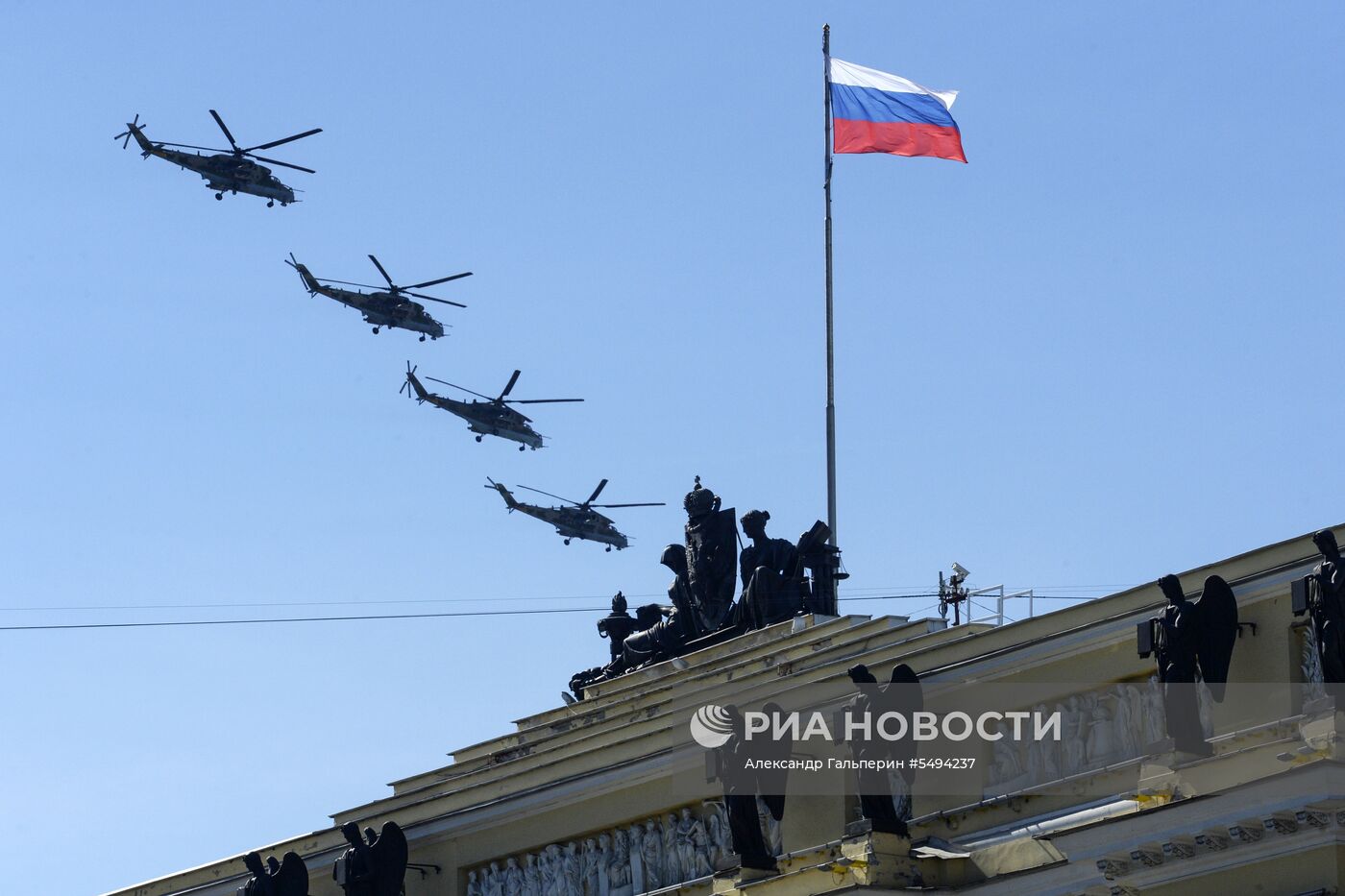 Празднование Дня Победы в городах России