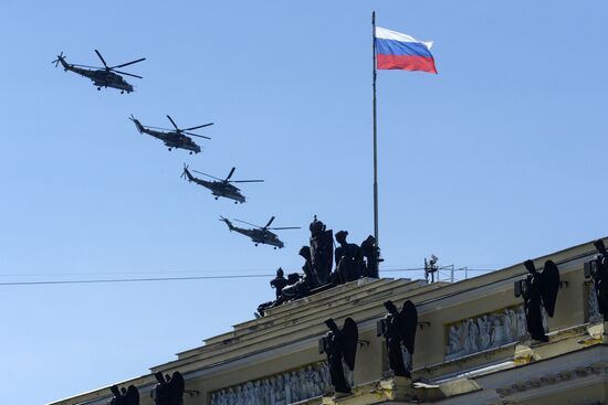 Празднование Дня Победы в городах России