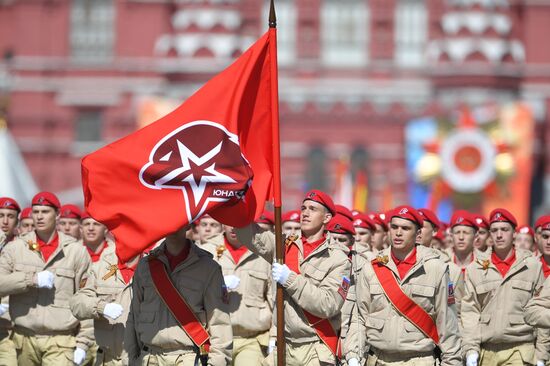 Военный парад, посвящённый 73-й годовщине Победы в ВОВ