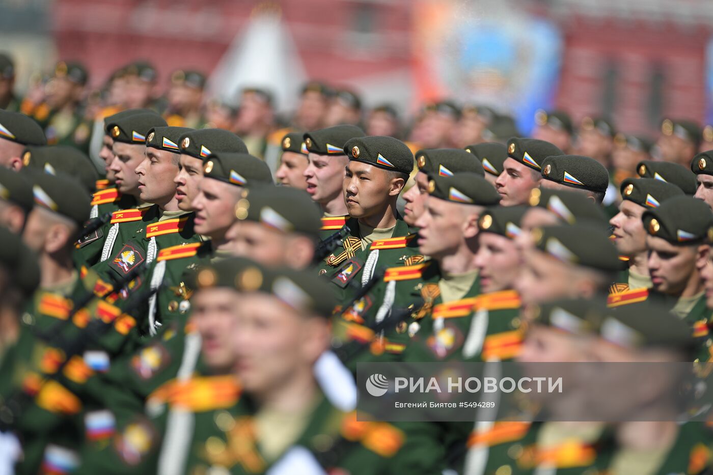 Военный парад, посвящённый 73-й годовщине Победы в ВОВ