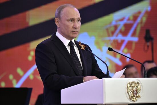 Торжественный прием от имени В. Путина по случаю 73-й годовщины Победы в Великой Отечественной войне