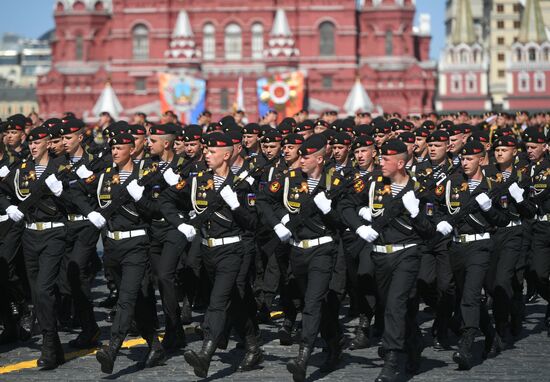 Военный парад, посвящённый 73-й годовщине Победы в ВОВ