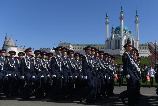 Празднование Дня Победы в городах России