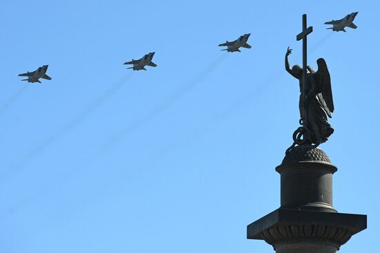 Празднование Дня Победы в городах России